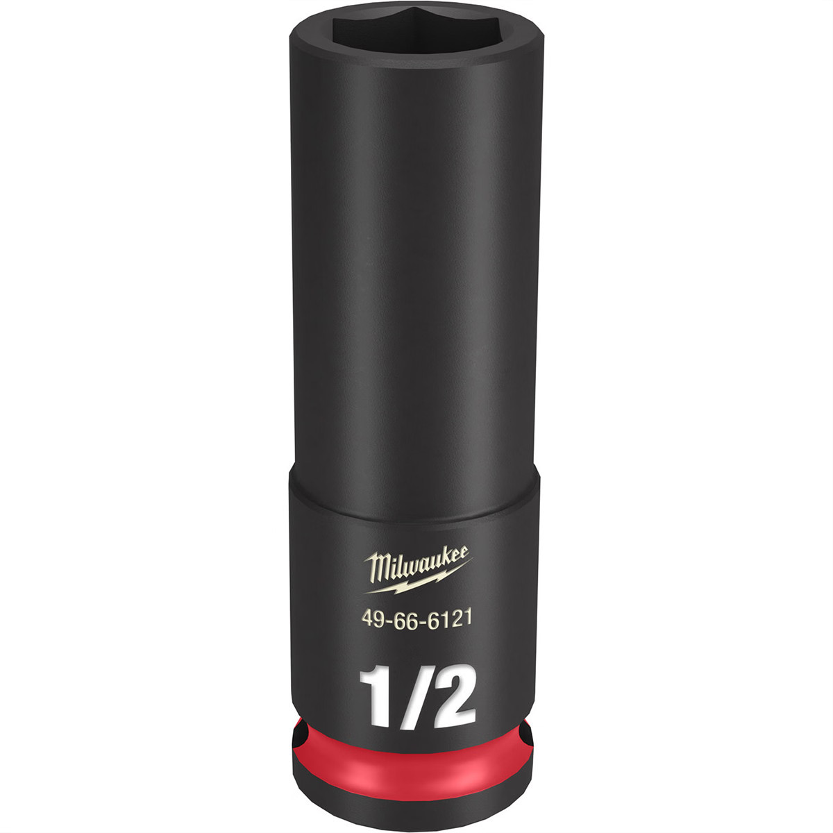 Milwaukee SHOCKWAVE Impact Duty Deep Socket 3/8" Drive x 1/2" 6-Point | Heavy-Du
