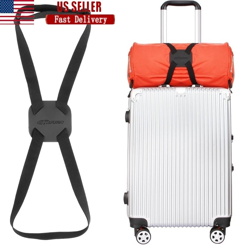 Adjustable Luggage Bungee Strap Carry On Bags Heavy Duty Travel Accessory New