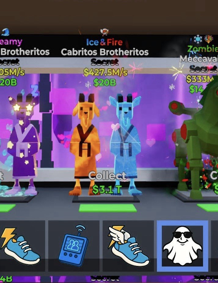 Steal the brainrot (Fortnite) Cabritos Brotheritos Ice & Fire 