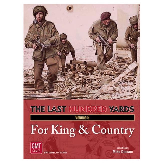 GMT Games GMT2501 Last Hundred Yards for King & Country Board Game