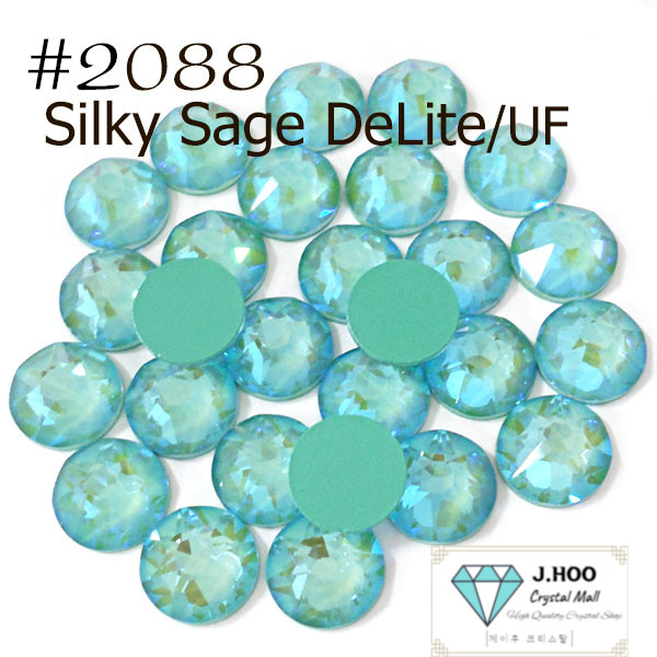 Swarovski  2088 - Flat Back-Silky Sage DeLite