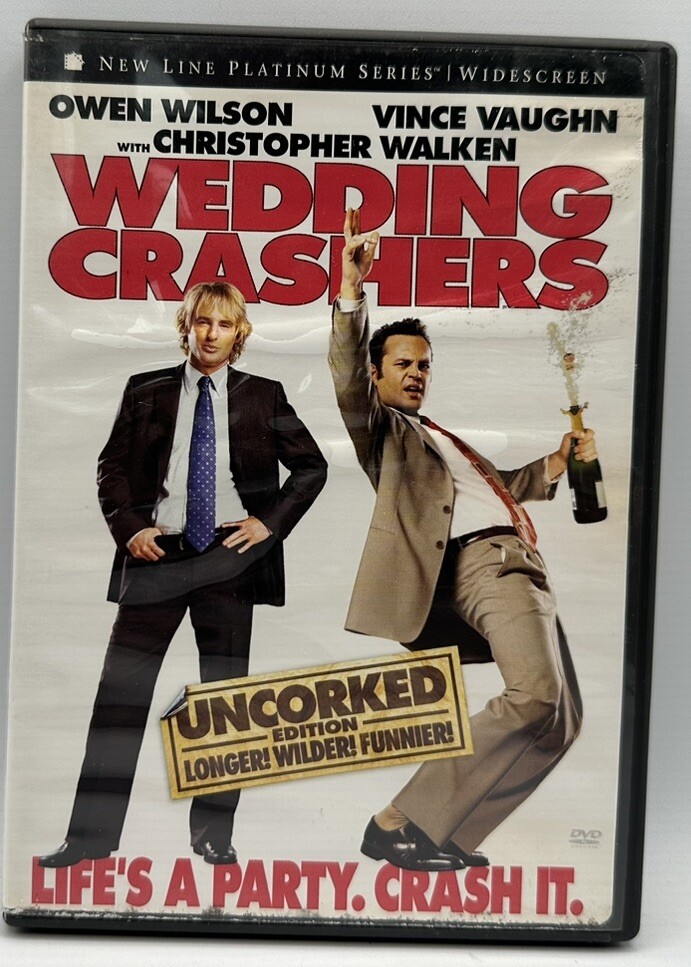 Wedding Crashers Uncorked Edition DVD Wilson Vaughn Wilder & Funny