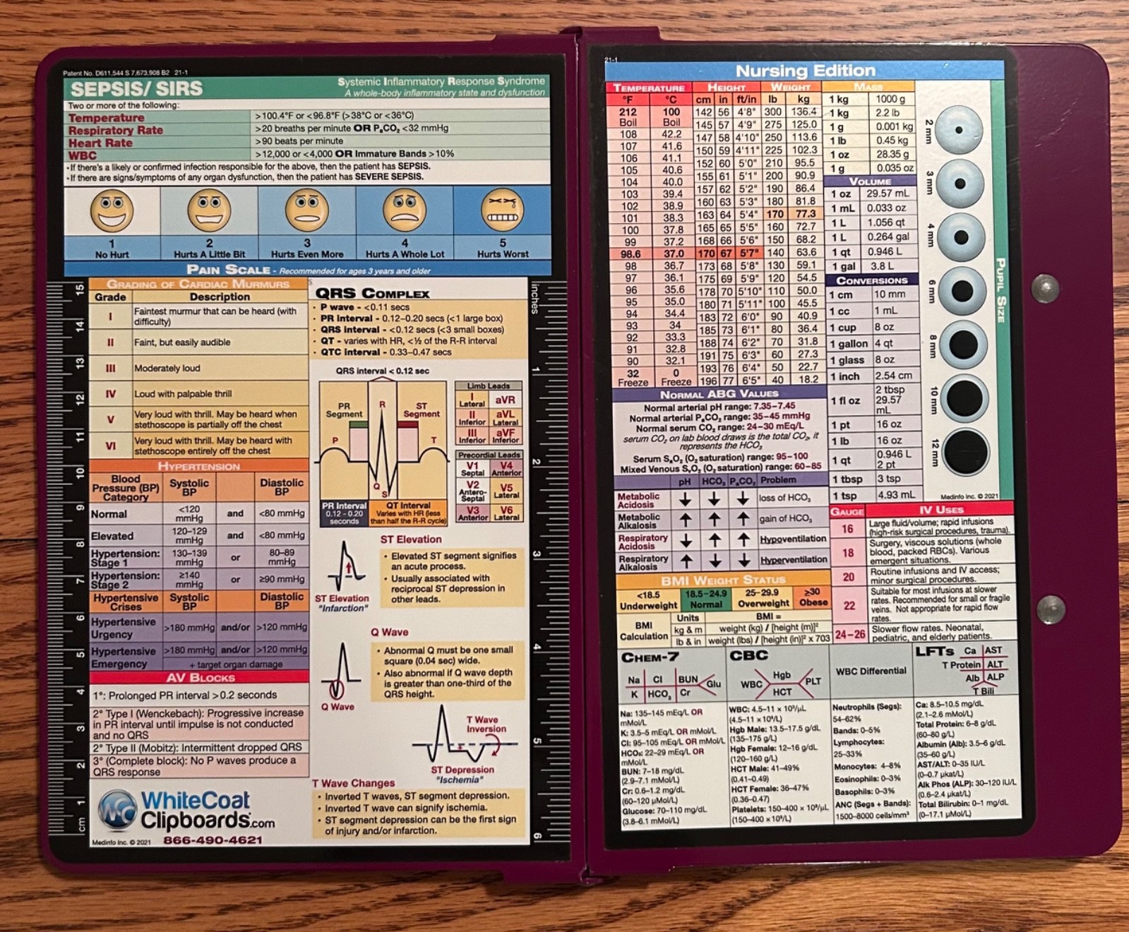 Nursing Edition White Coat Clipboard 