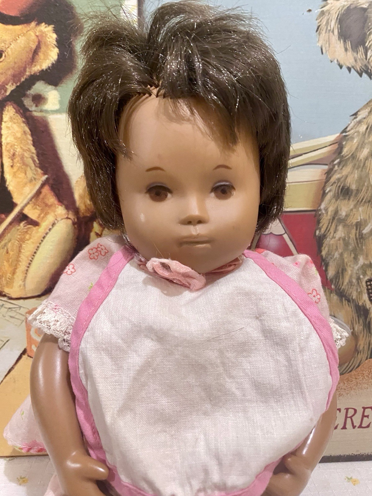 SASHA BABY GIRL Anatomical DOLL 30cm Vintage Collectable TLC Loose Stringing