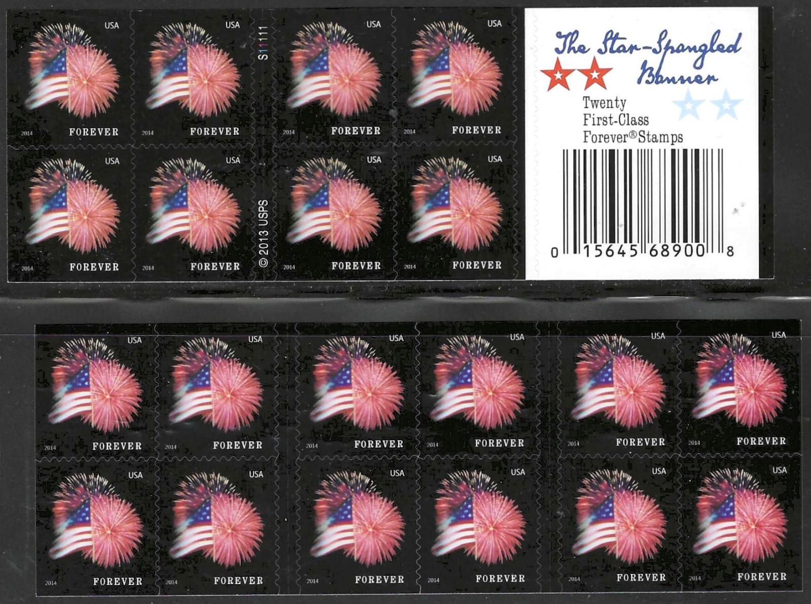 SC#4855 - The Star Spangled Banner Booklet of 20 MNH