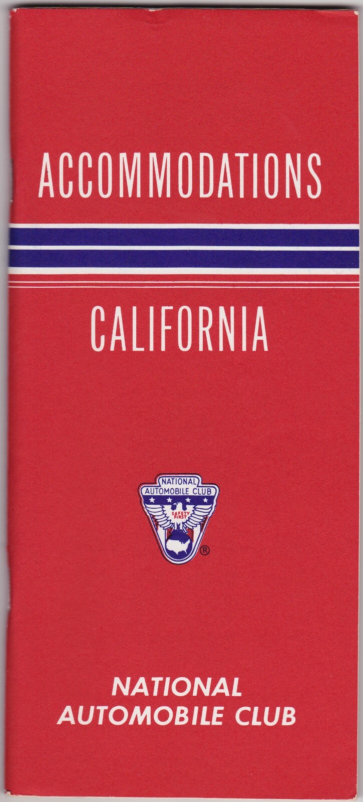1969 112 page Hotel Motel Directory Of The State Of California
