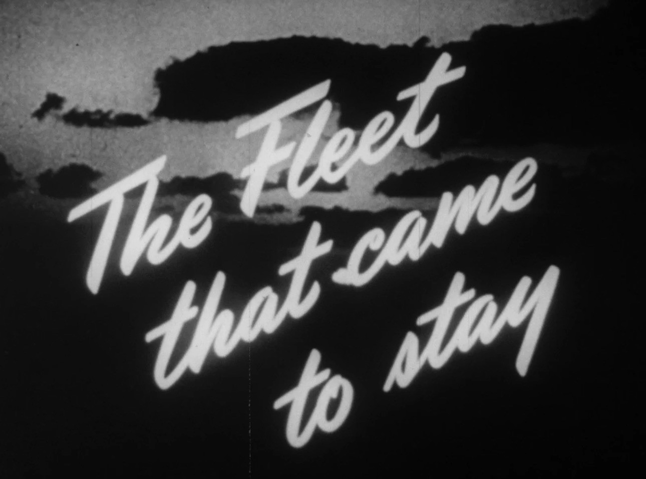 THE FLEET THAT CAME TO STAY Exc. 16mm Movie - 1945 WW2 FILM DOCUMENTARY SHORT BH