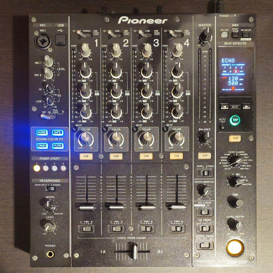 Pioneer DJ DJM-850 4 Channel Digital DJ Mixer Pro Club Performance Console