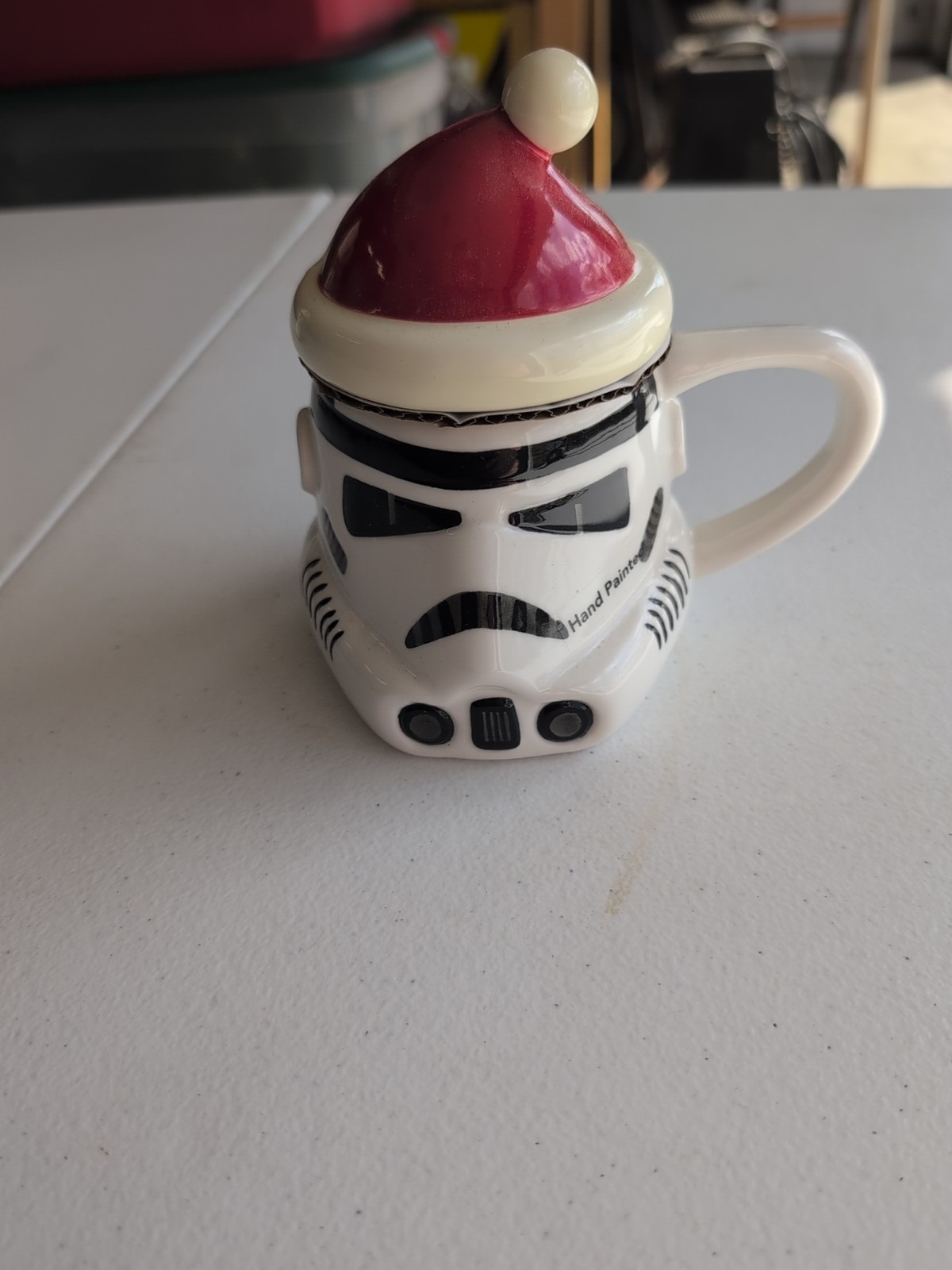 New Stormtrooper St. Nicholas Square Star Wars Lidded Holiday Mug