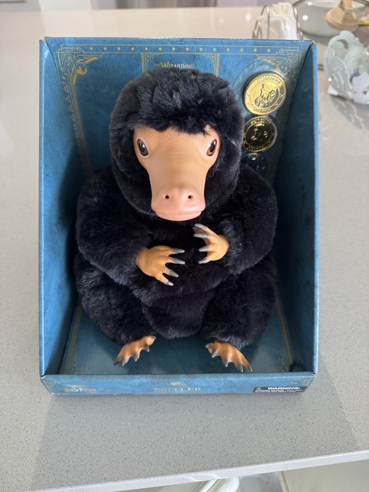 Wizarding World Harry Potter Fantasy Niffler Figurine with Coins Collectible