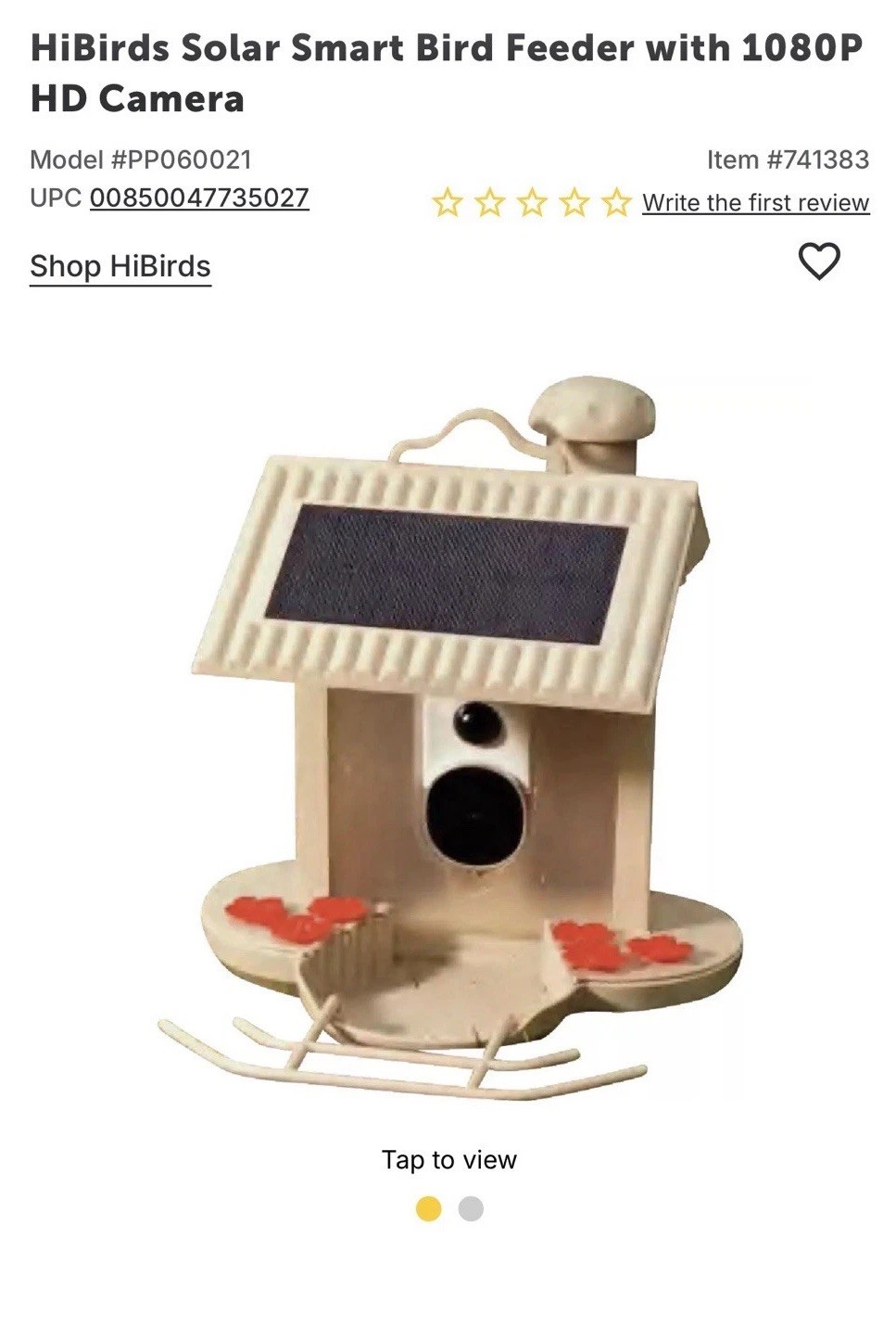 Smart AI Bird Feeder with Camera Al Recognition