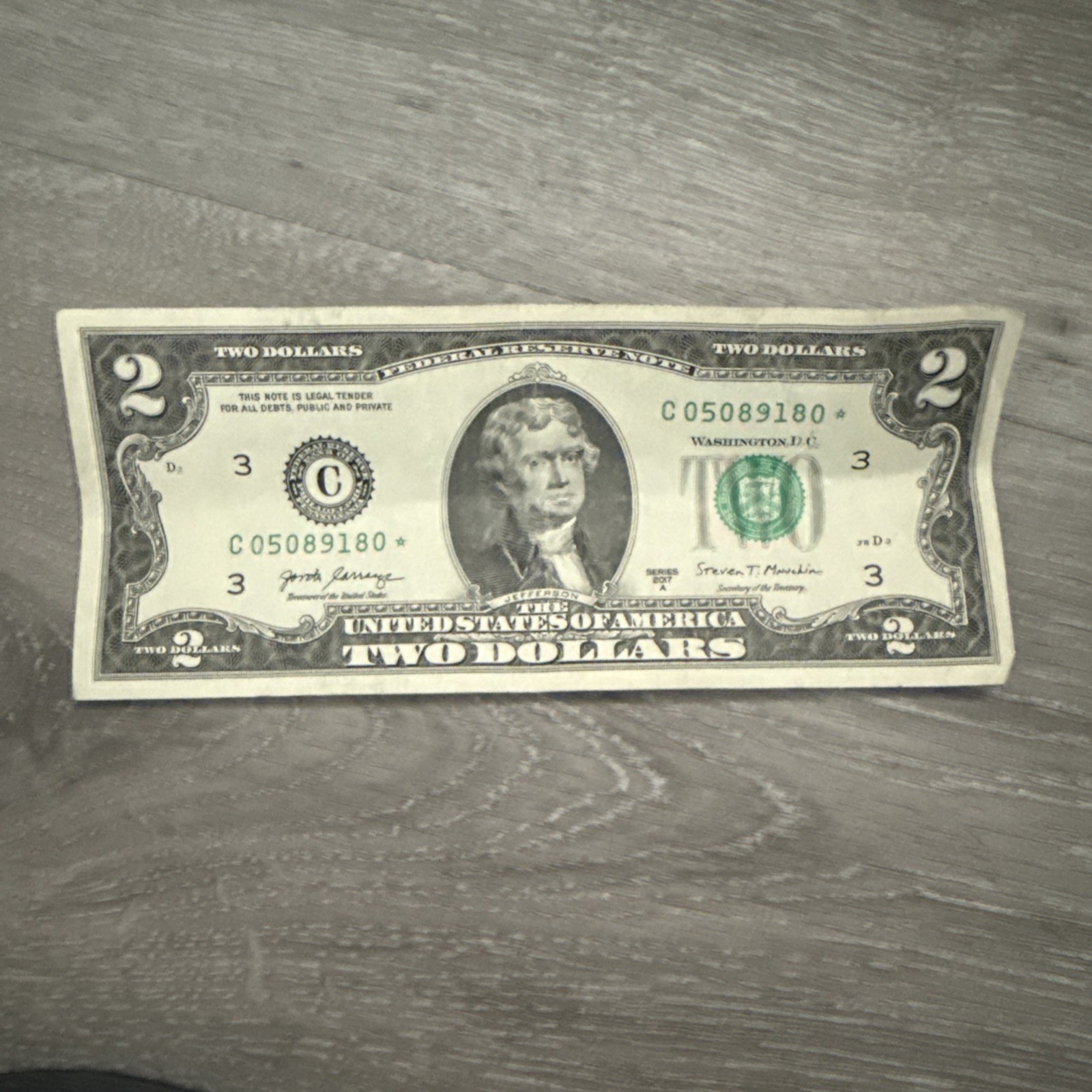 $2 Two Dollar Bills C-Philadelphia C05089180*