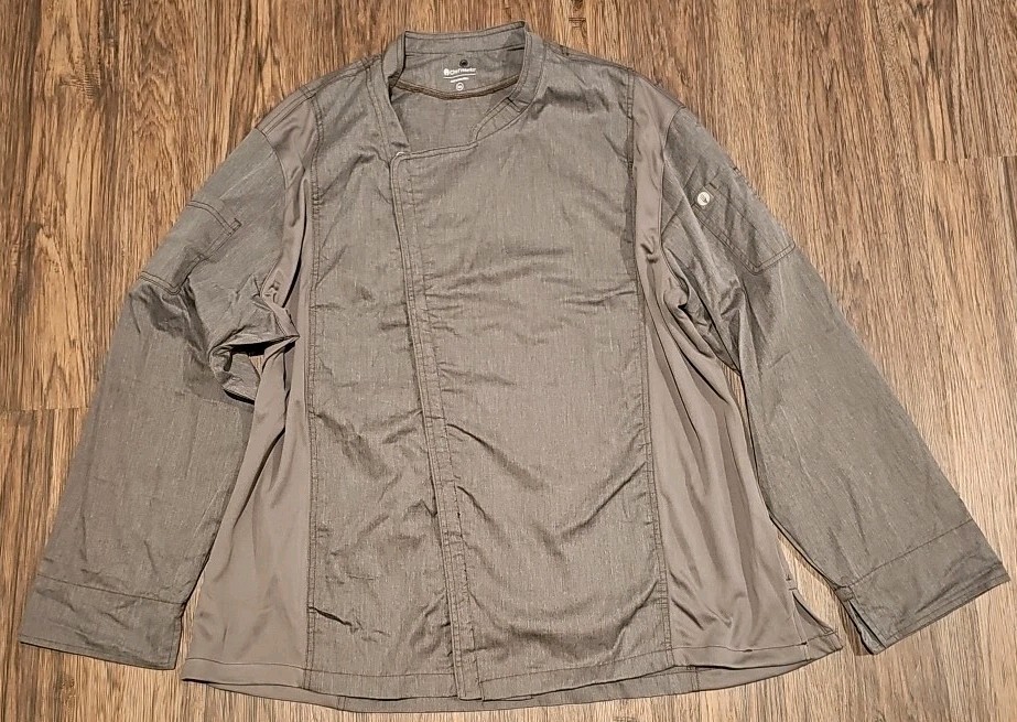 Chef Works Men’s Hartford Chef Coat Jacket Brown Size 3XL 