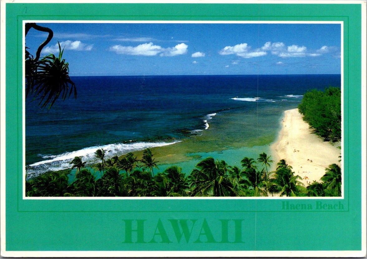 Haena Beach Kauai Hawaii Postcard Island Heritage Publishing Scenic Coast