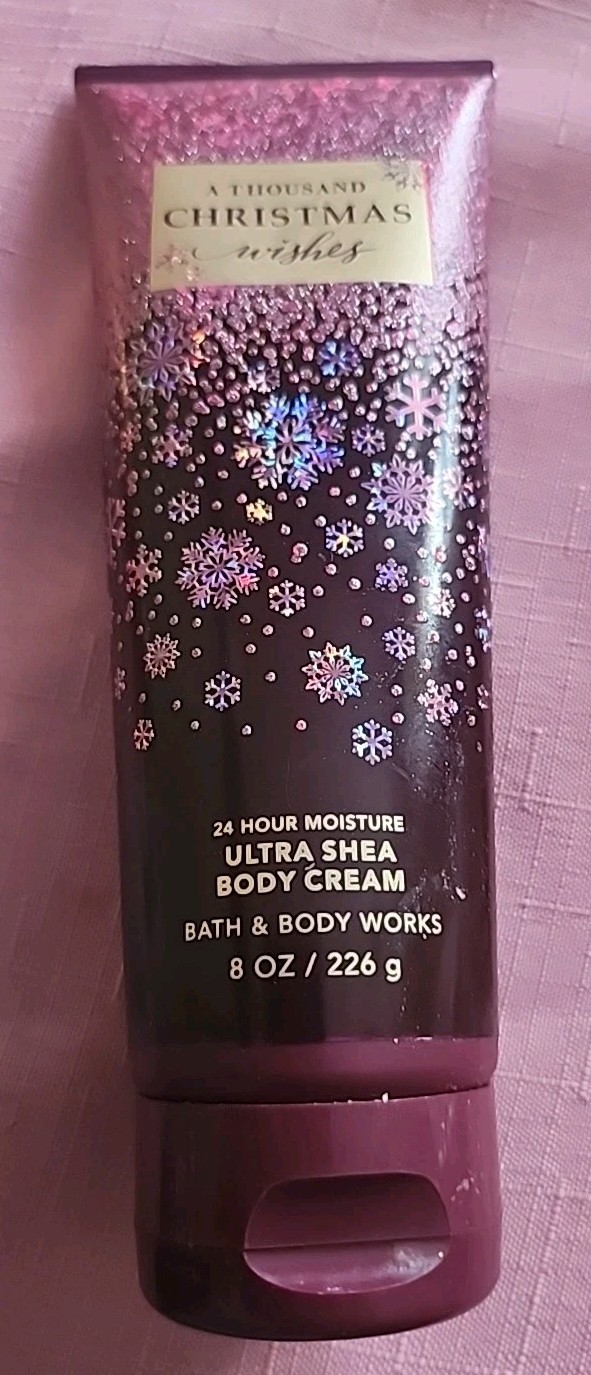 1 Bath Body Works A THOUSAND CHRISTMAS WISHES Ultra Shea Body Cream 8 oz