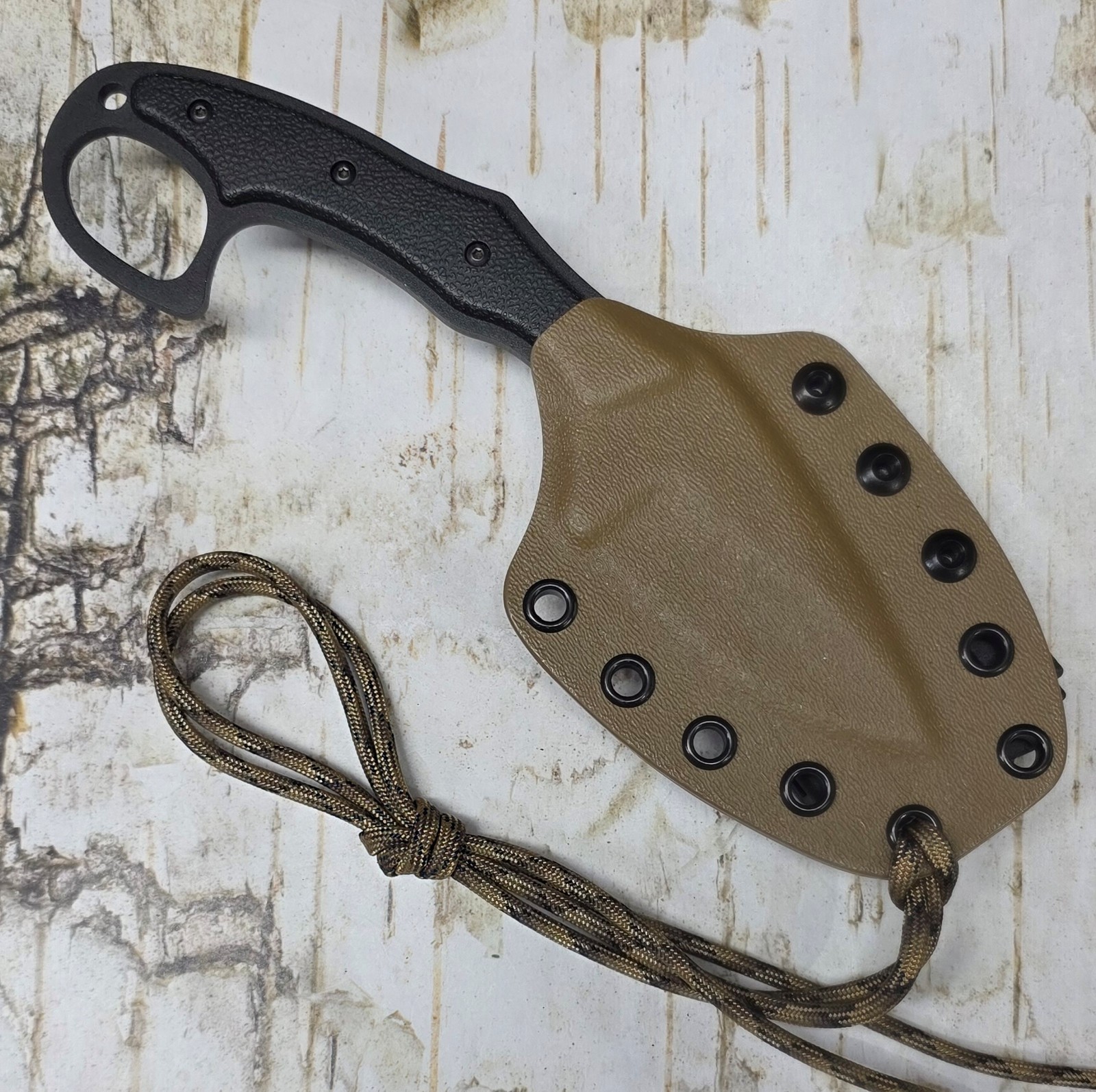 KYDEX SHEATH for KA-BAR 2491 POCKET STRIKE, COMBAT CLIP,  HAND MADE,  KAKY478