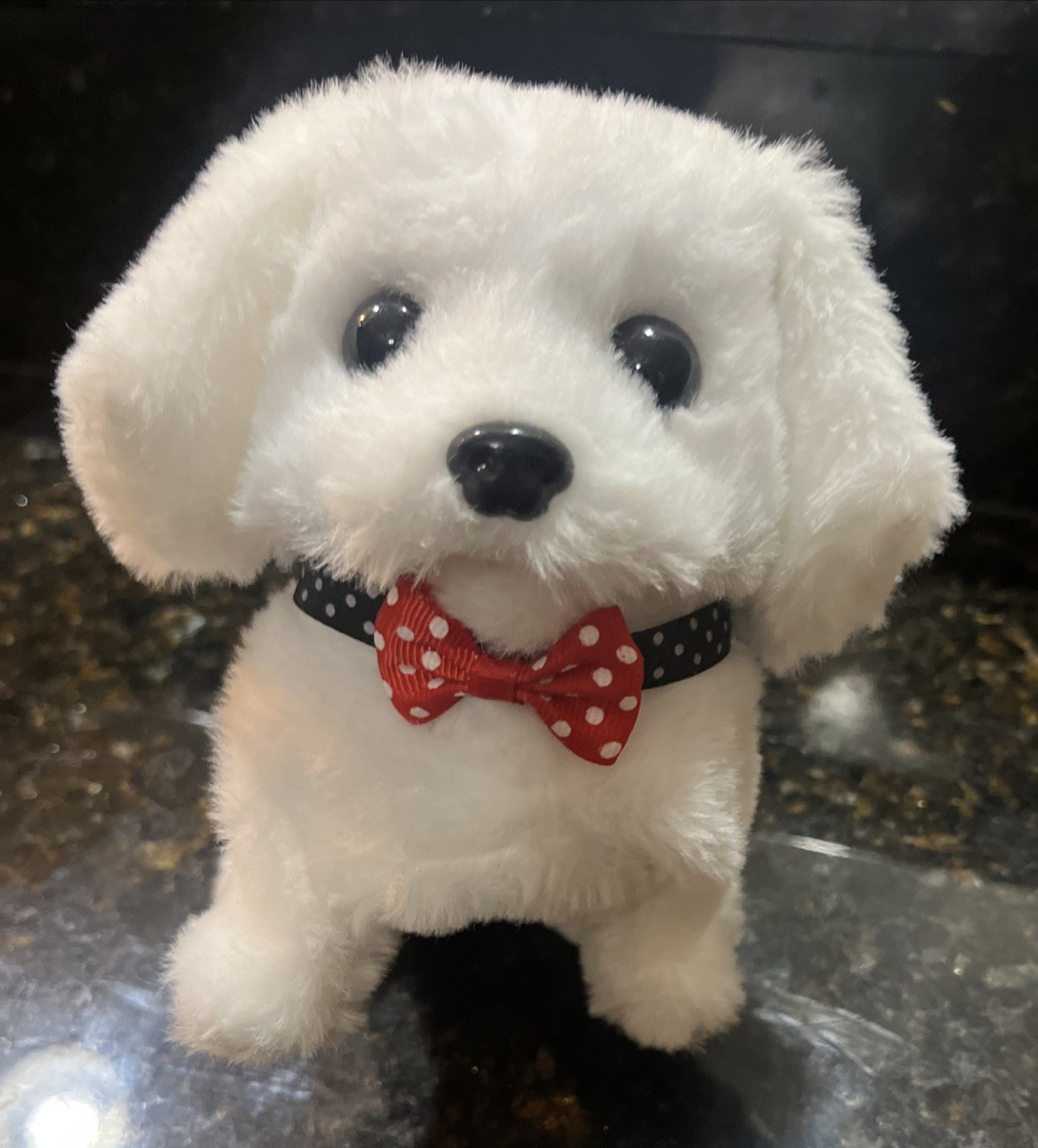 NICO Robot Puppy Realistic Walking, Barking, Wagging Tail, NO BOX WHITE