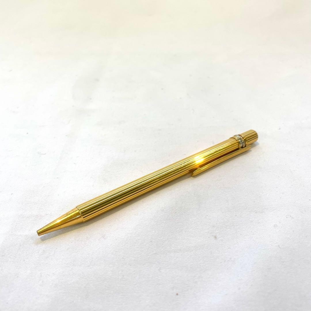 Cp-A0184 Cartier Trinity Ballpoint Pen Blue Ink With Replacement