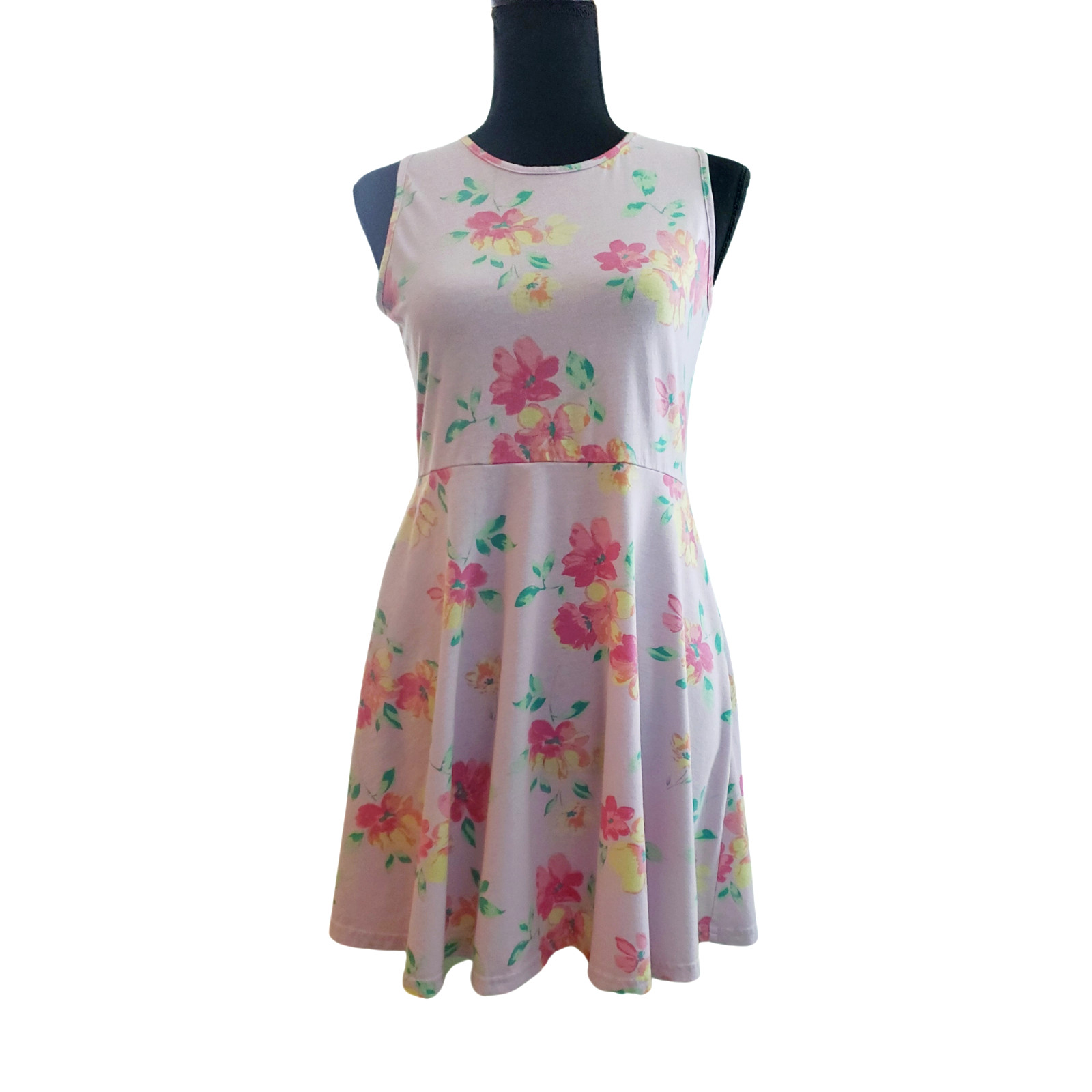 Girls Pink Floral Dress Size 16 XXL