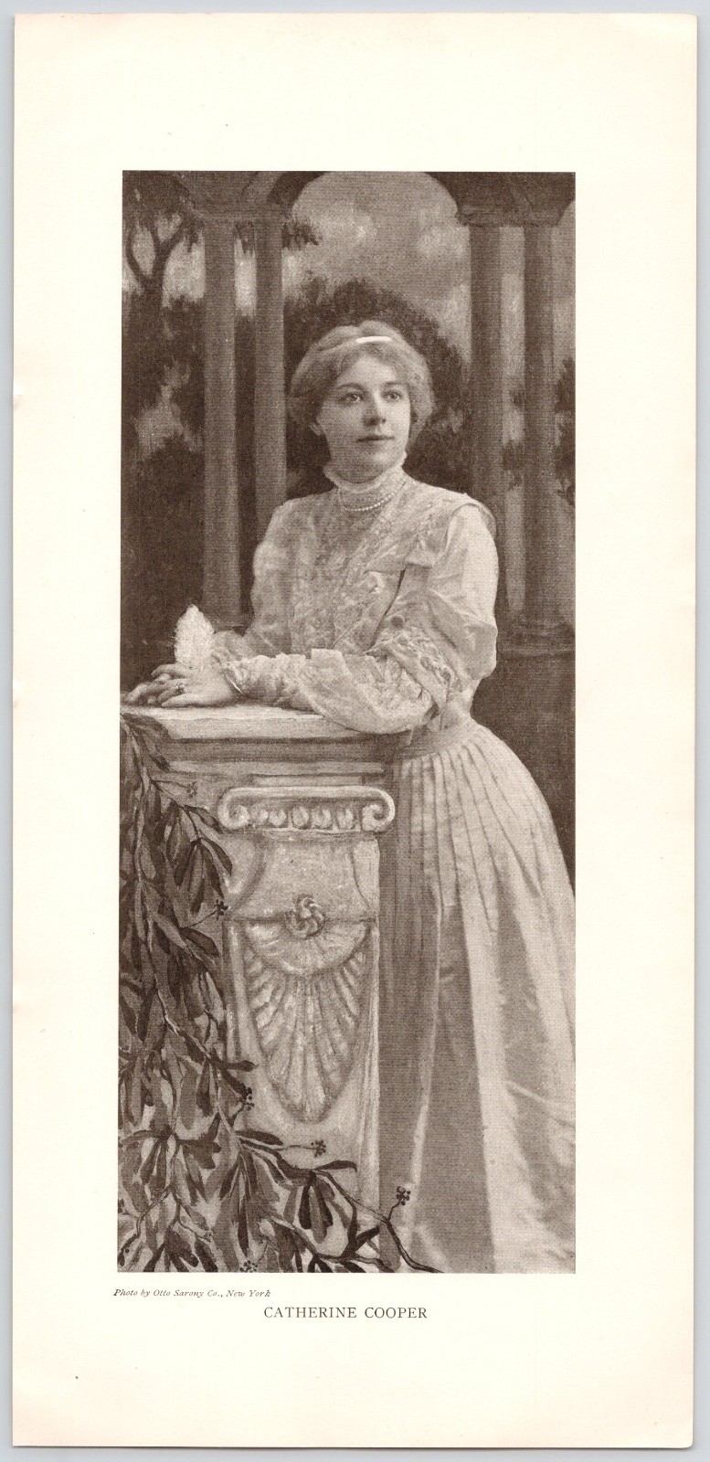 1905 Catherine Cooper Actress Producer Designer McIntosh Burr Print