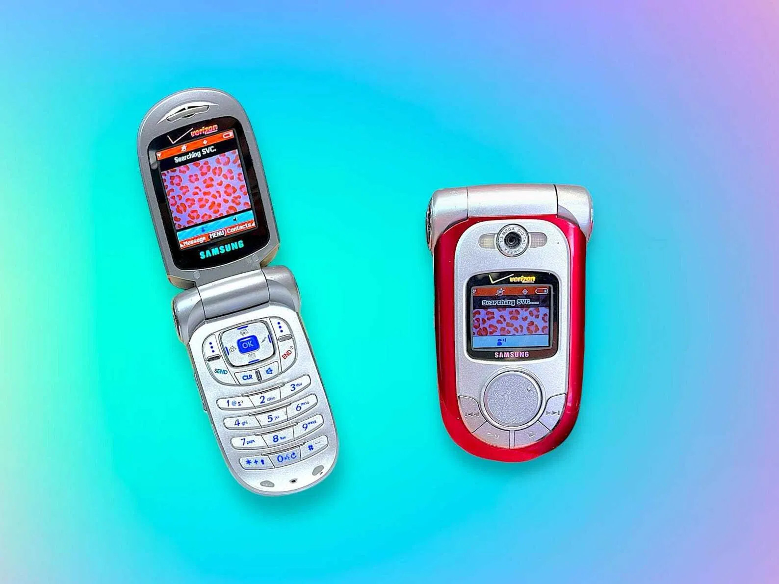 Vintage Y2K Samsung Camera Flip Cell Phone.Works! Rare!