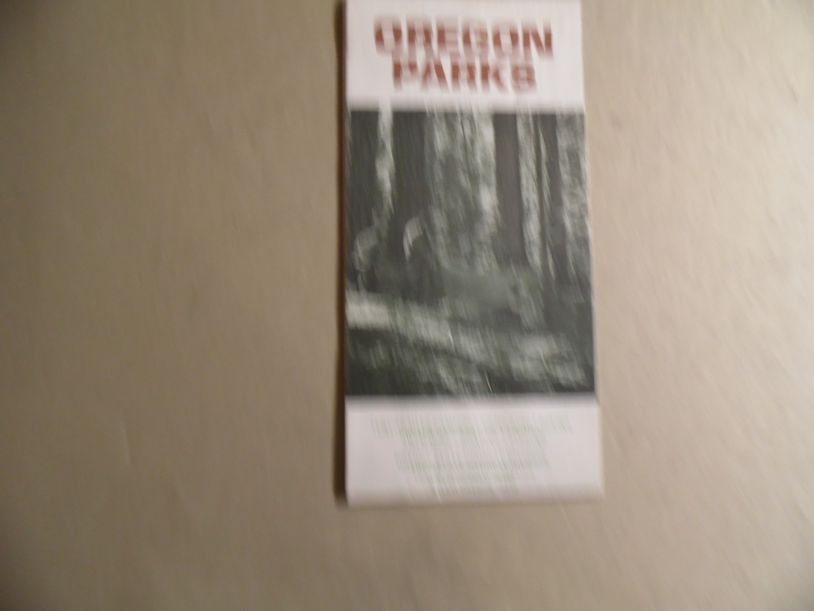 Oregon Parks Maps / Circa 1975 / Free Domestic Shipping