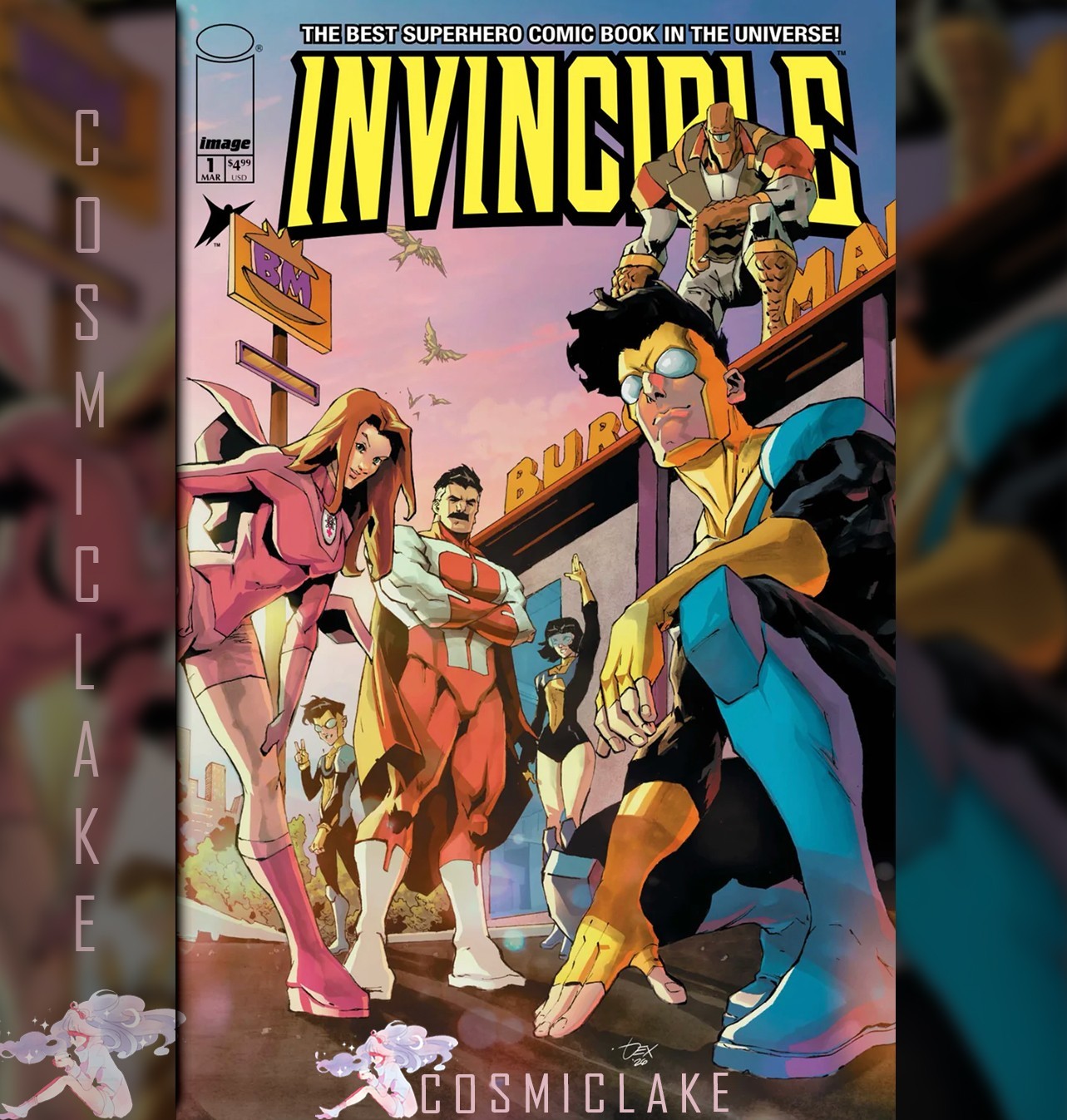 INVINCIBLE RETURNS #1 SOY CON VARIANT LTD 1500 PREORDER 4/3☪