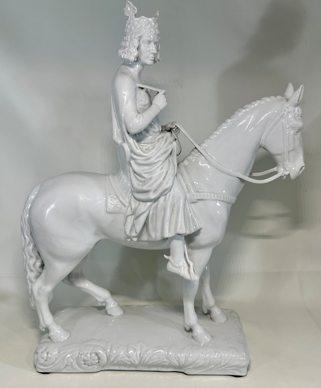 The Bamberg Horseman Porcelain Sculpture Von Schmidt Germany Bob Newhart Estate