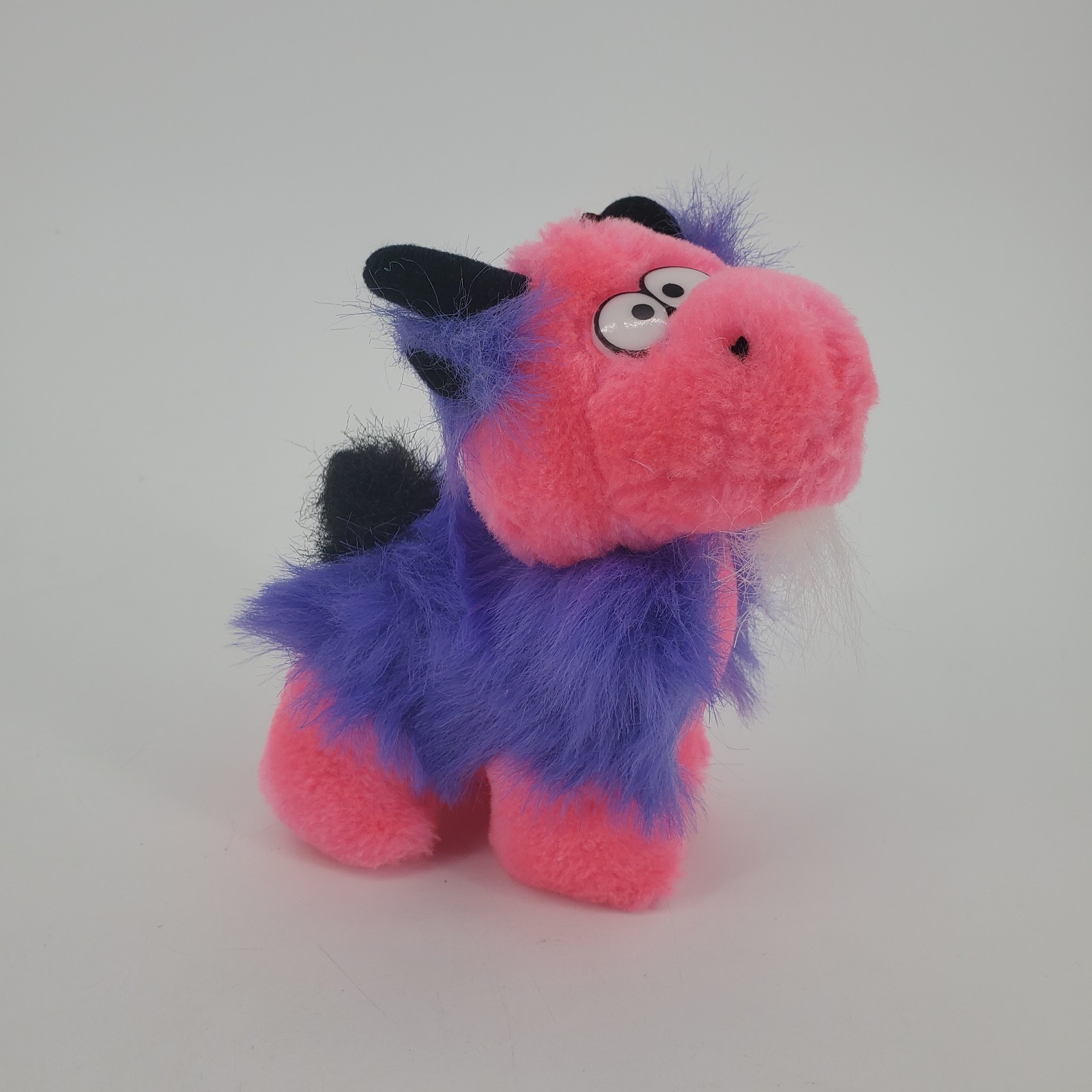 Vintage 1991 Sugar Loaf Purple Pink  Ram Rare Plush 