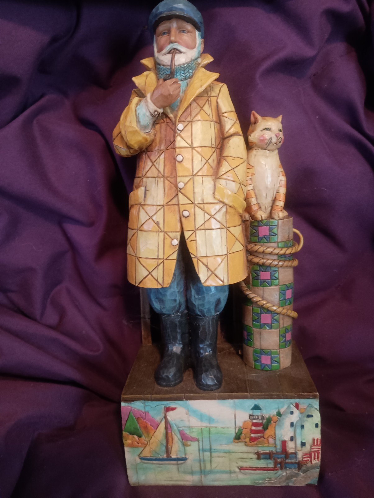 Jim Shore Shorelights Old Salt Nautical Resin Figurine Hand Painted 2004