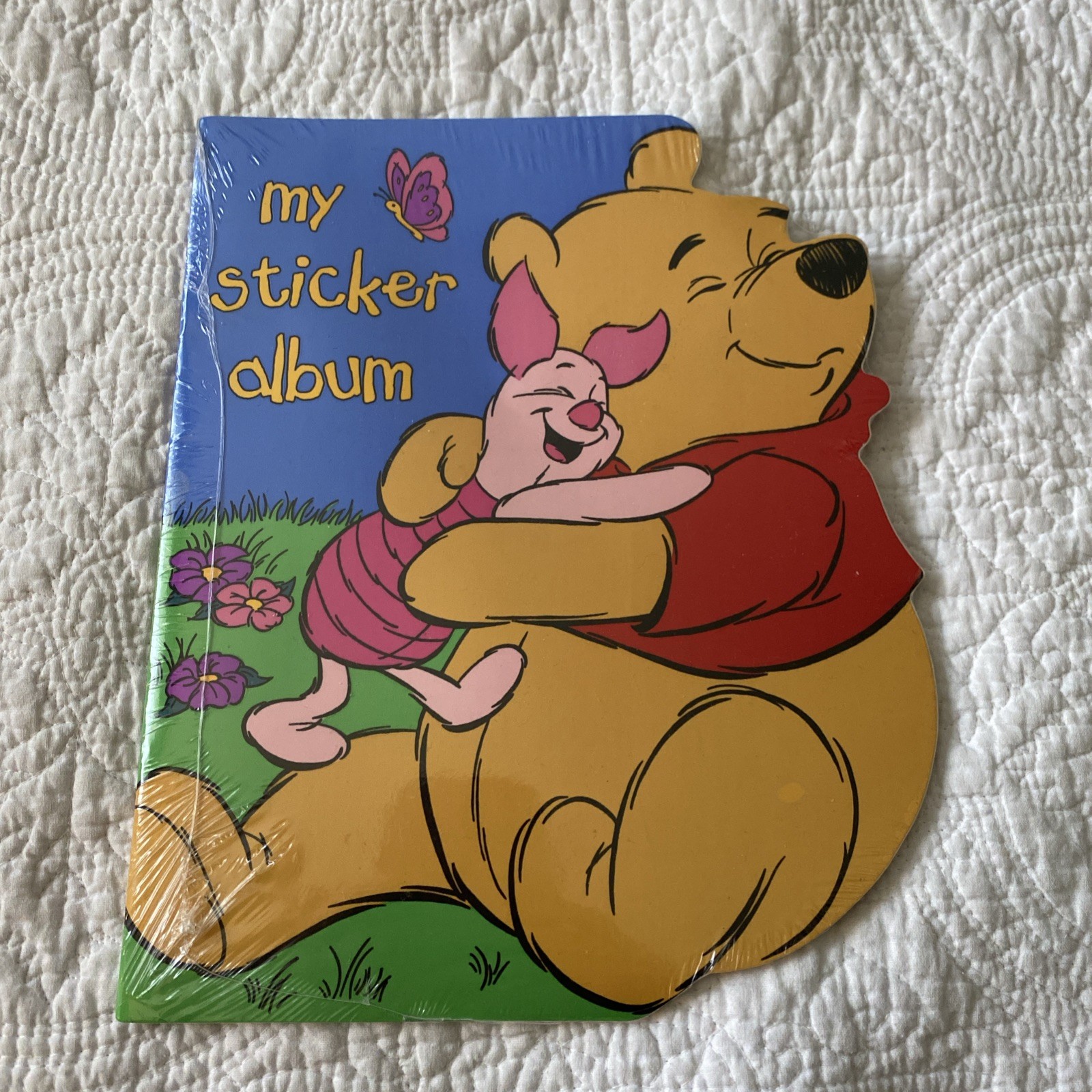 1997 Disney Winnie the Pooh My Sticker Album Sealed w Stickers SANDYLION Vintage