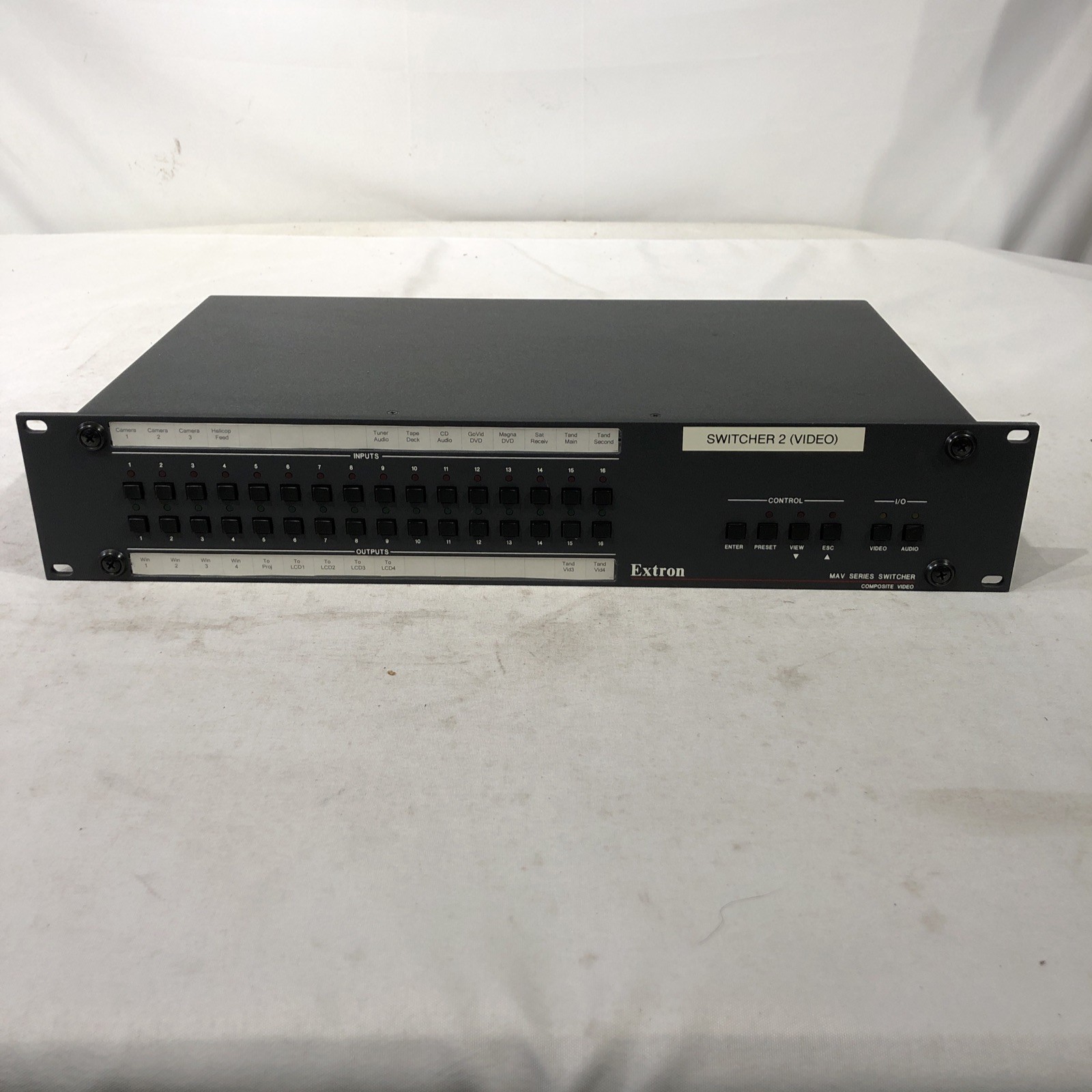 Extron Matrix 50 Series  HDTV/Component Video and Audio Matrix Switcher.