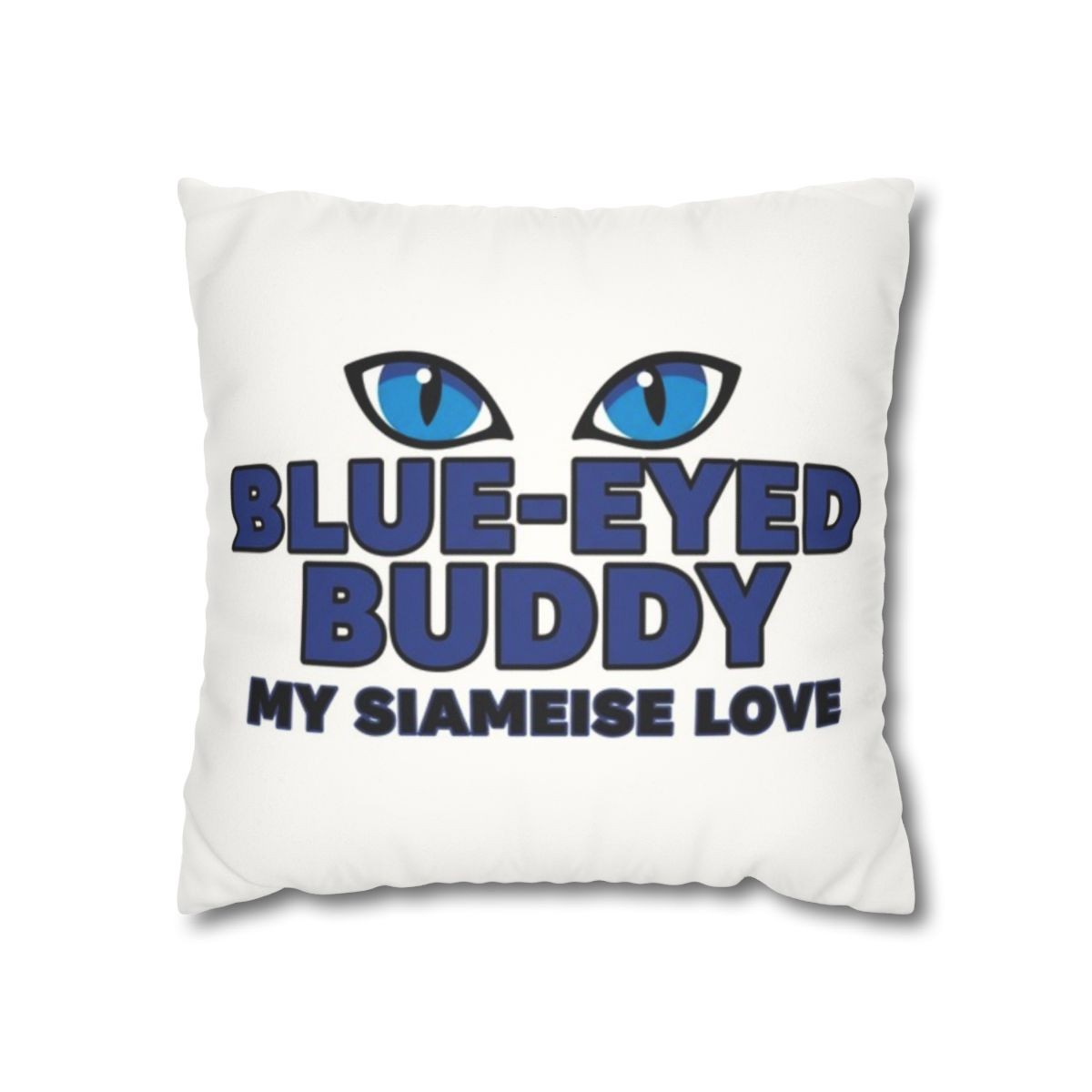 Custom Siamese Cat Pet Lover Throw Pillow Personalized Name Dog Owner