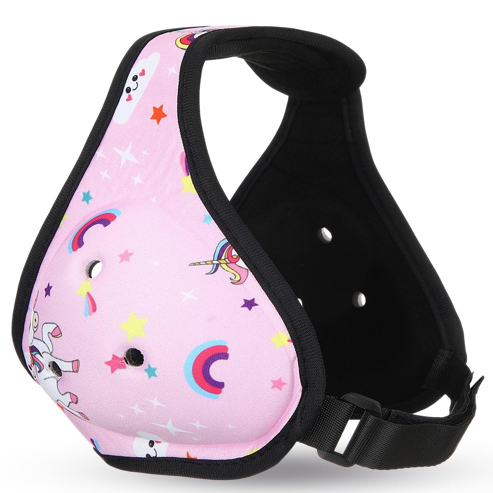 Tellegloww Wrestling Headgear for Kids Youth Soft Grappling One Size, Pink 