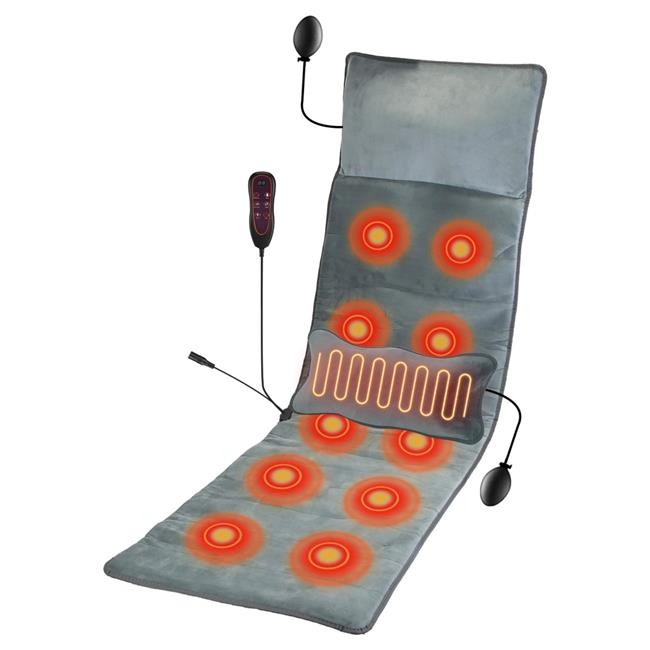Fresh Fab Finds FFF-GPCT5281 Full Body Massage Mat Heated Vibrating Pad with ...