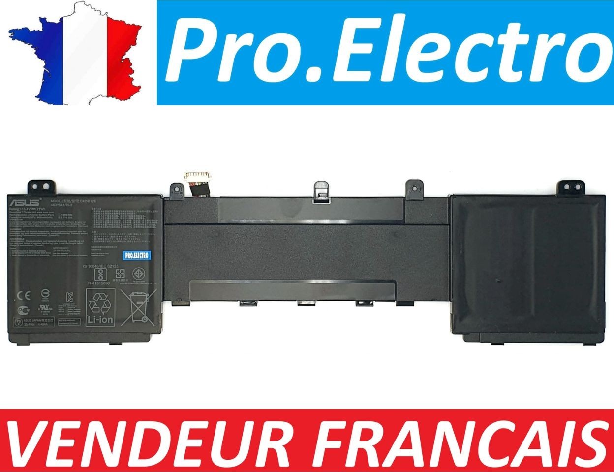 ASUS UX580G C42N1728 4ICP5/41/75-2 Battery