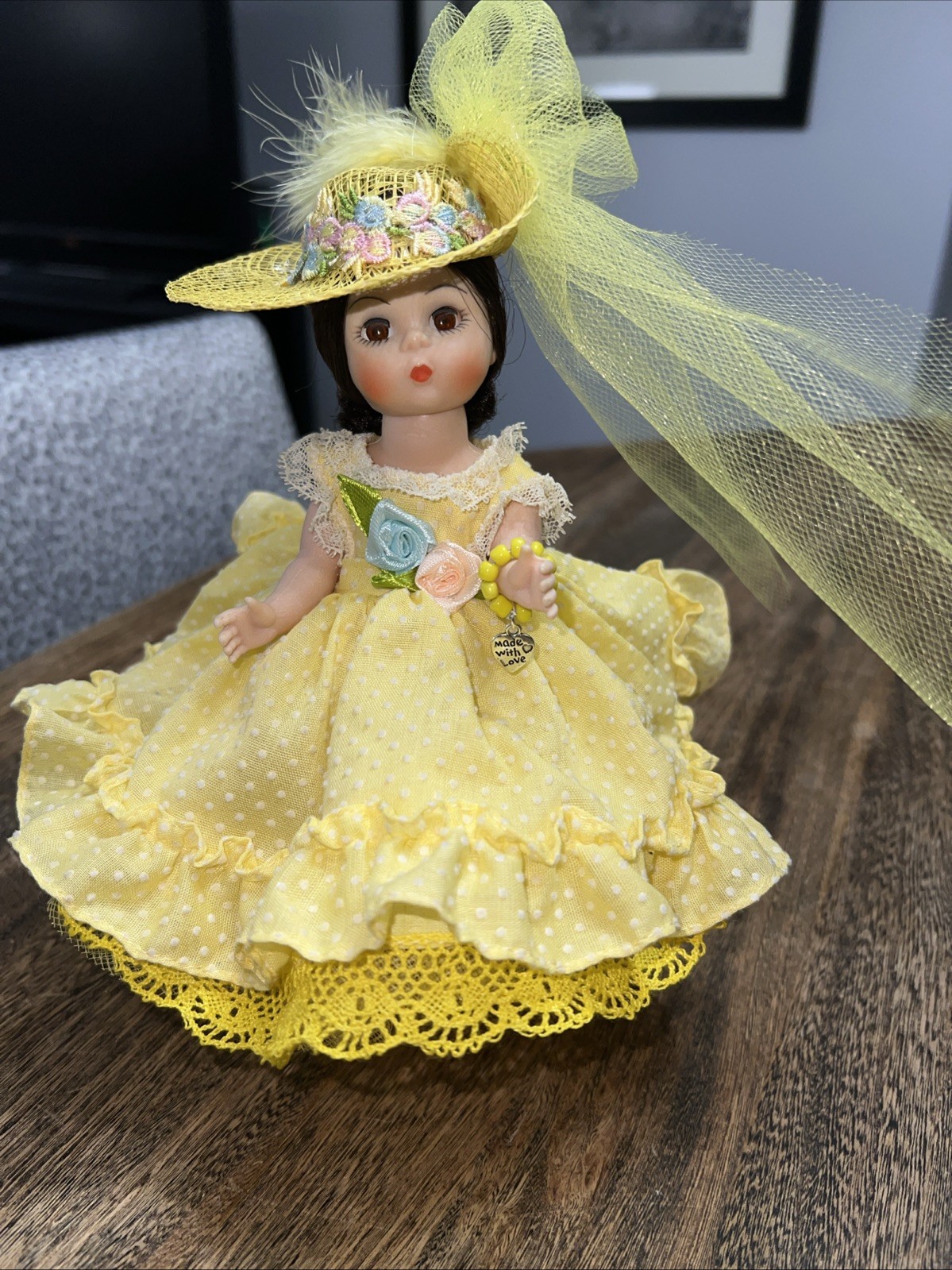 Madame Alexander 8”  “Mellow Yellow ” OOAK Restrung