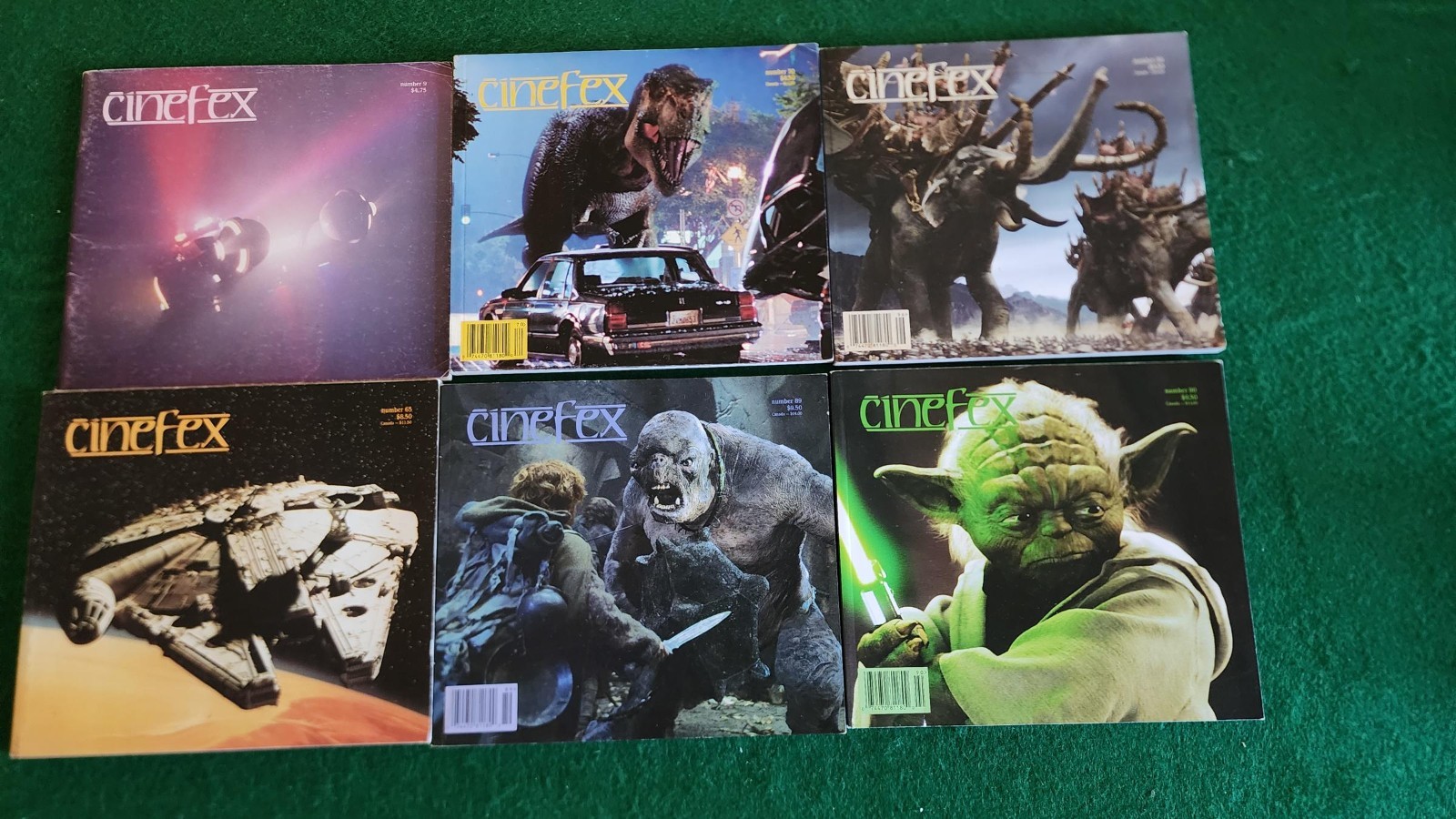 Cinefex Magazine lot of 6, BladeRunner + More