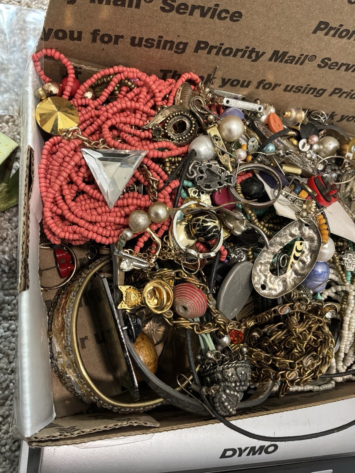 Amazing Vtg Estate Jewelry Lot Mixed NICE! Wear Repair Resale Craft Junk