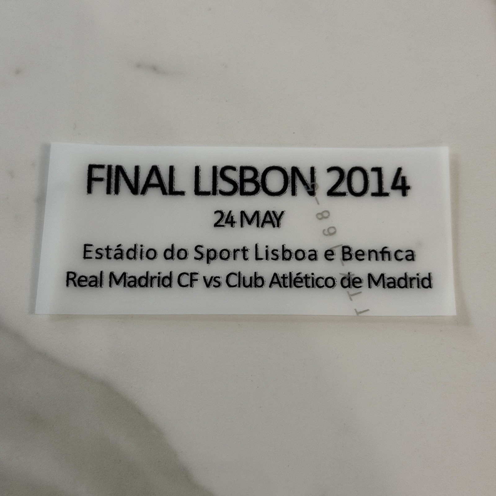 2014 Real Madrid Patch Badge MDT Match Detail UCL Champions League Final
