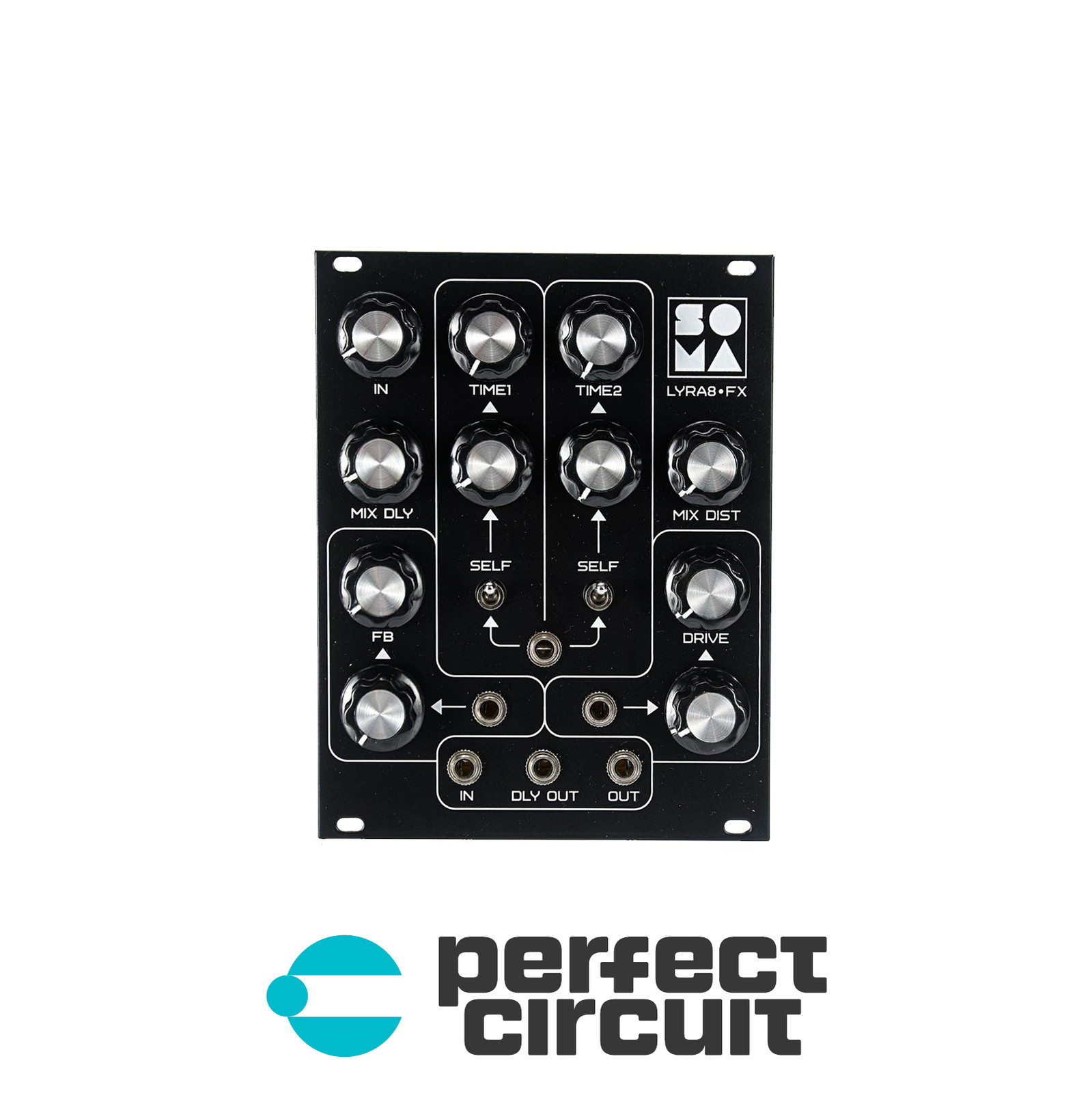 SOMA Lyra8-FX Delay + Distortion (Black) EURORACK - DEMO - PERFECT CIRCUIT