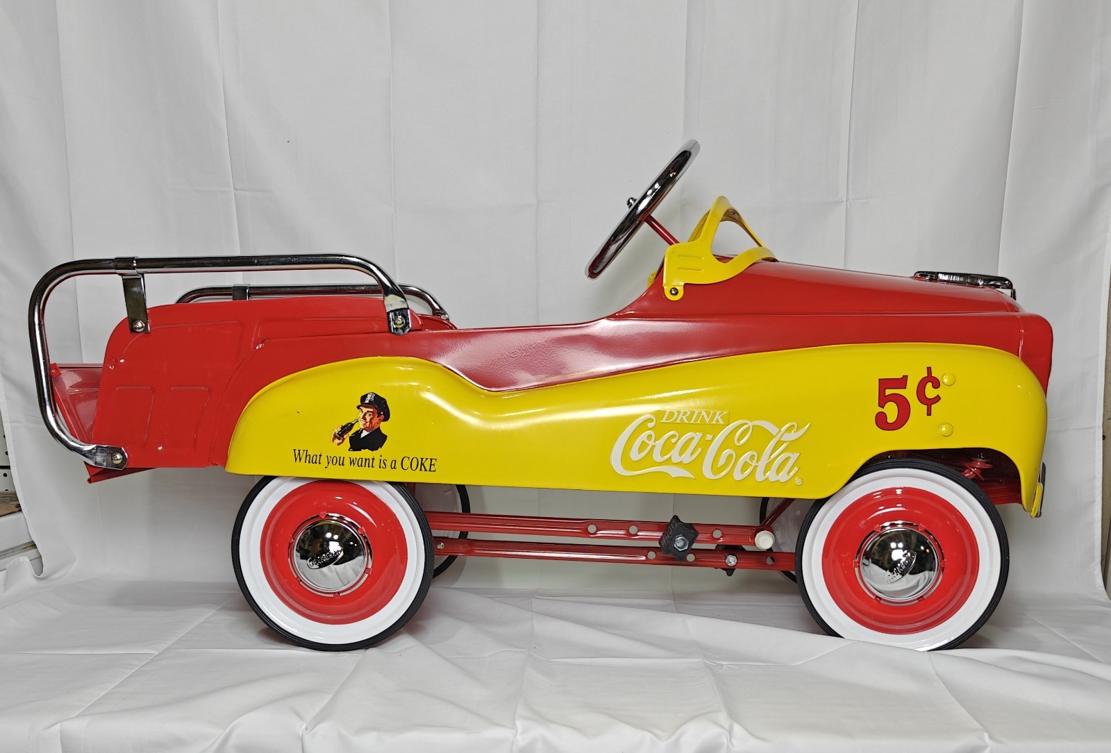 Gearbox Coca-Cola Pedal Car Delivery Truck 5¢ Coke Vintage w/ Box