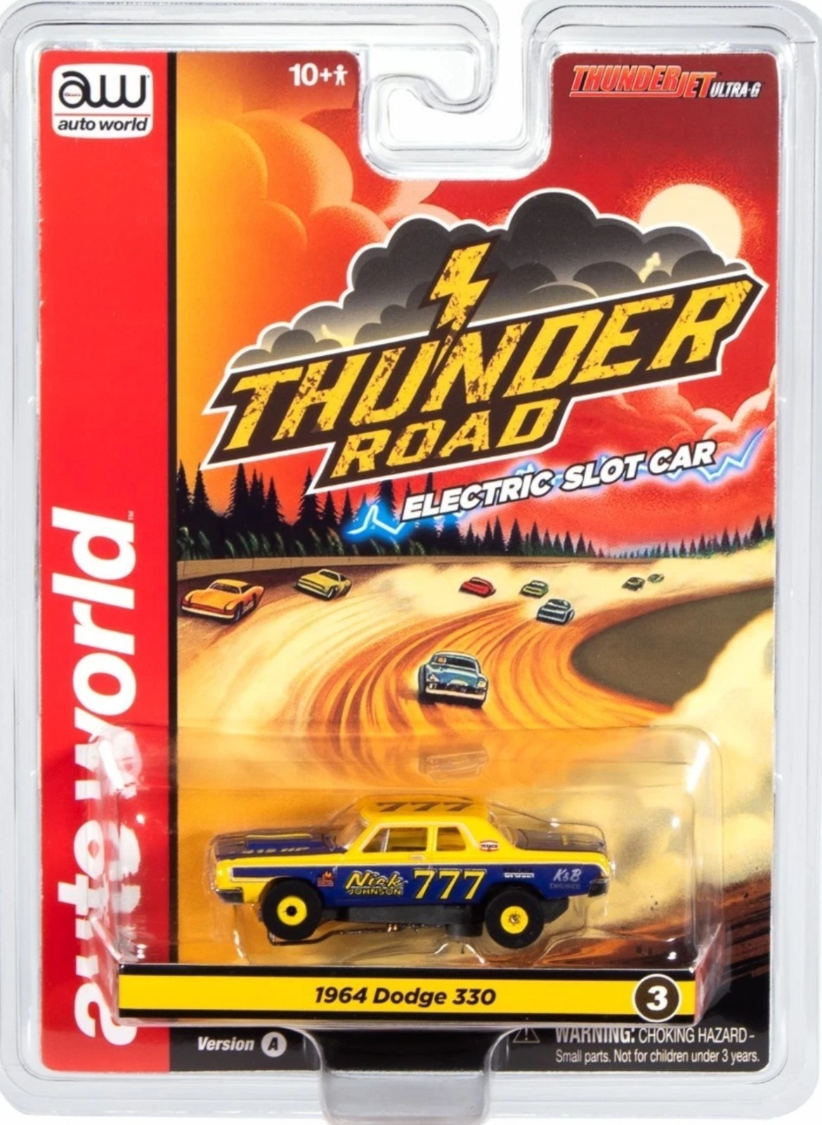 2025 Auto World Thunderjet Ultra-G 1964 Dodge 330 Pro Stock HO Slot Car