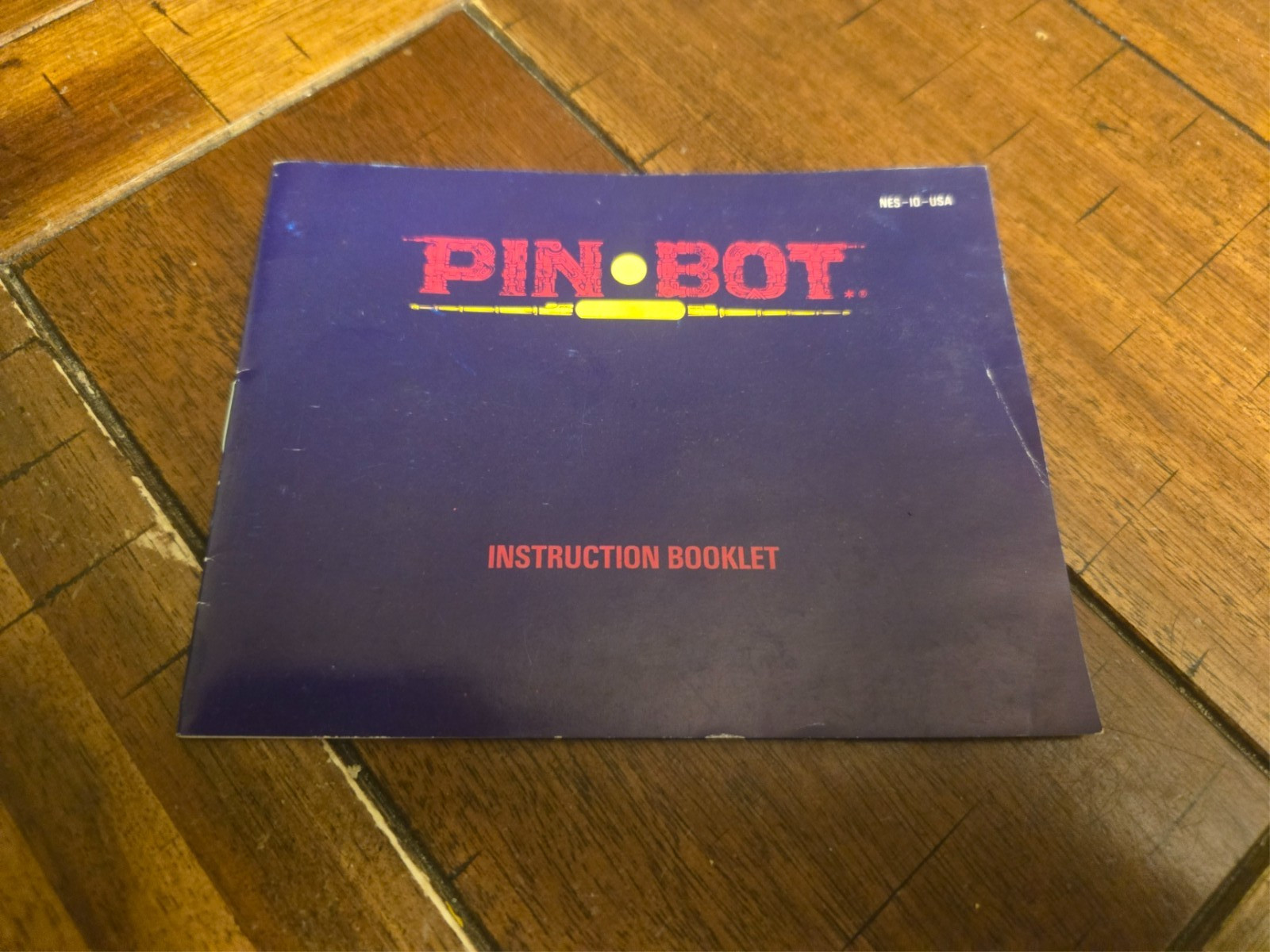 Pin Bot (Nintendo NES, 1990) INSTRUCTION MANUAL ONLY - VG01