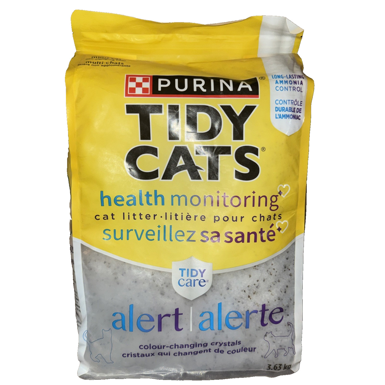 Cats 3.63kg Tidy Care Alert Cat Litter, Unscented