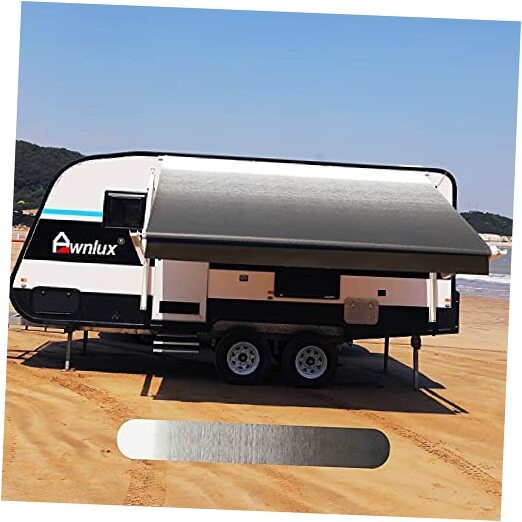  RV Awning Camper FABRIC SIZE 11 FEET 2 INCH FOR 12 FEET AWNING Black Fade