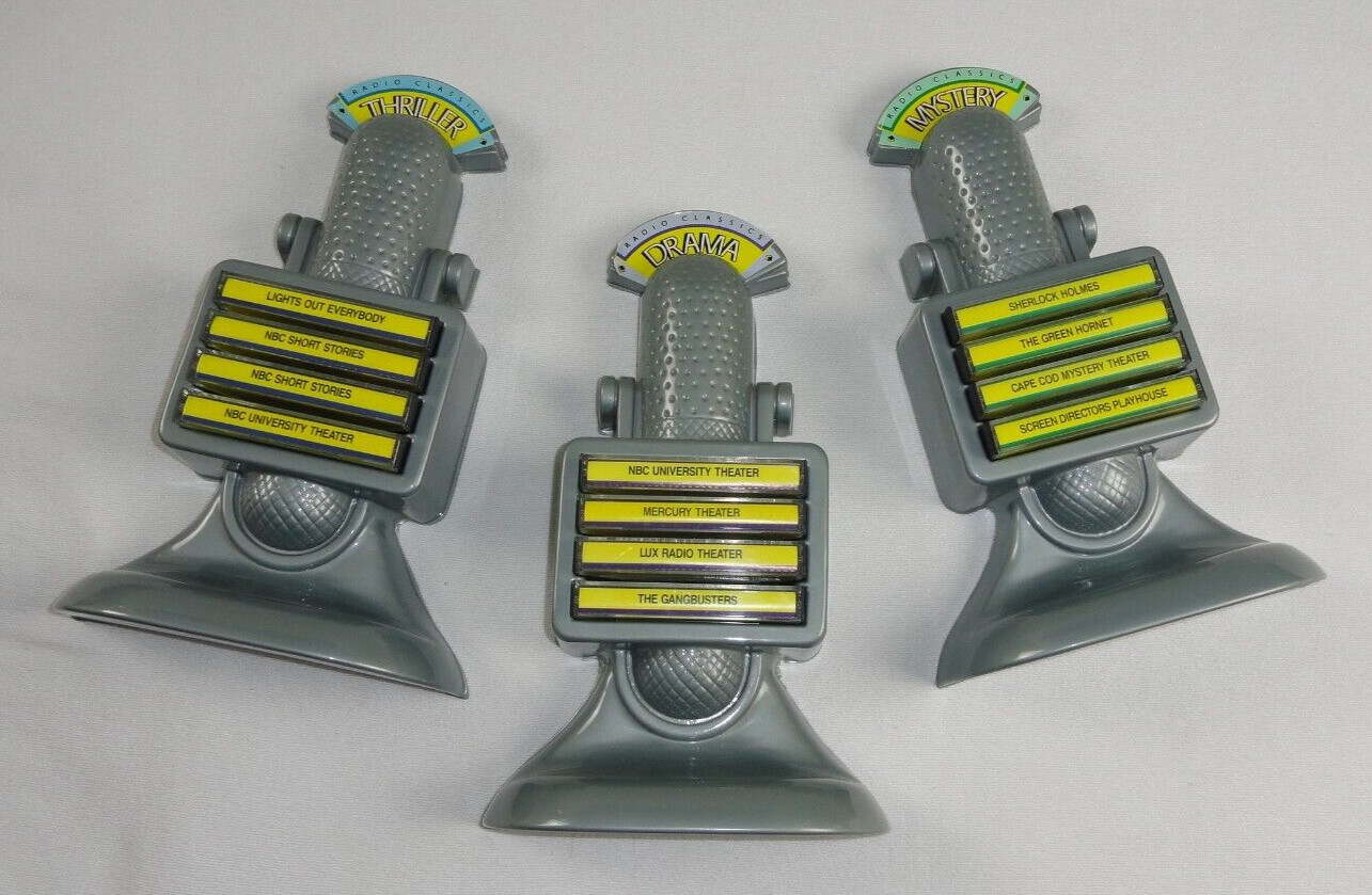 LOT 3 METACOM RADIO CLASSICS AUDIO BOOK SETS - MYSTERY THRILLER DRAMA - TESTED