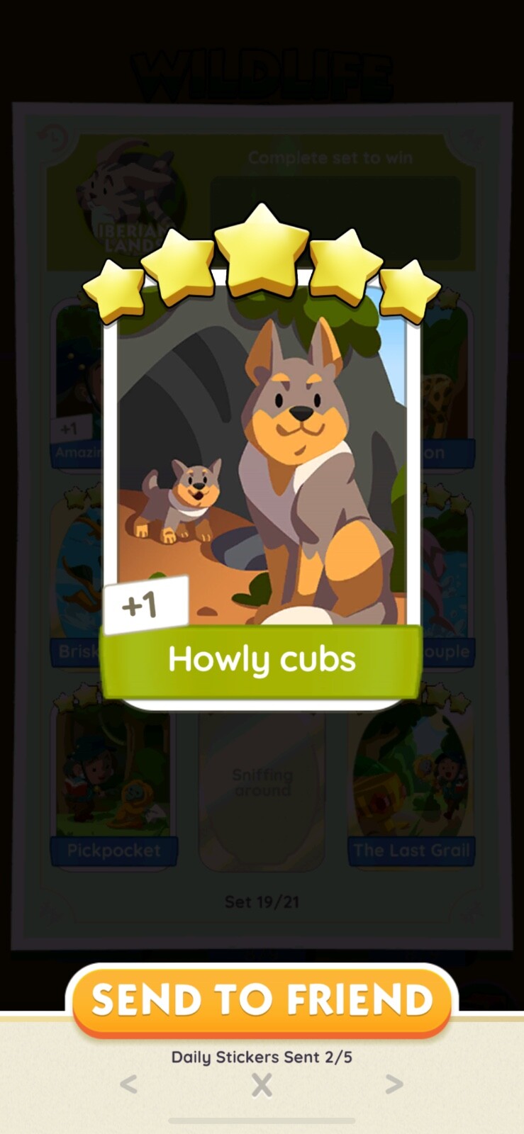 howly cubs sticker monopolyGO 