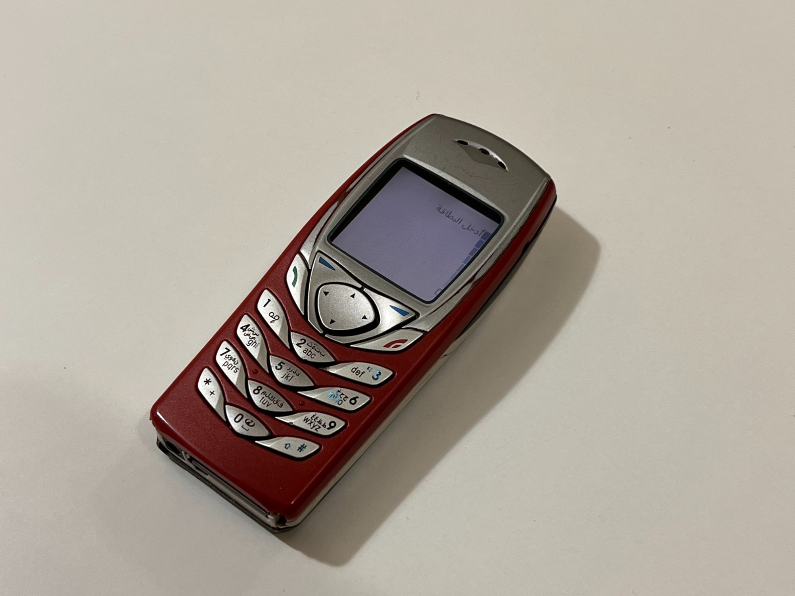 Nokia 6100  Red Unlocked Vintage Mobile Phone No battery