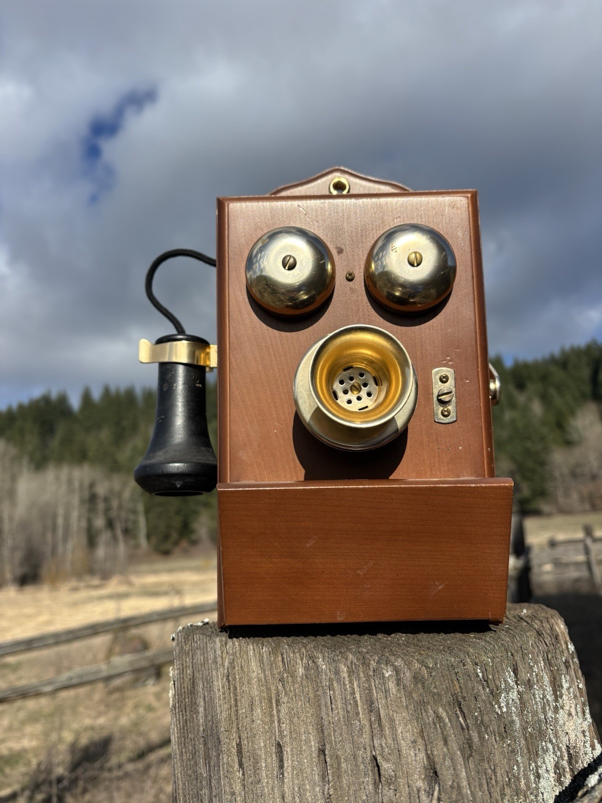 Unique Retro Phone Lot Folk Art Wall Telephone ITT Desk Phone Display